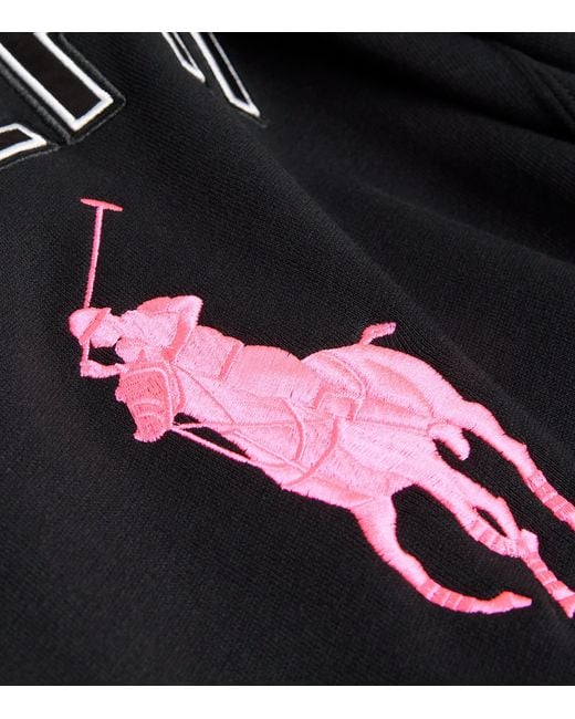 Polo Ralph Lauren Black Cotton Quarter-Zip Sweatshirt for men