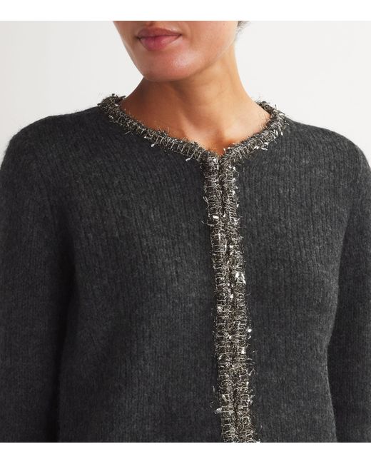 Rag & Bone Black Embellished Davies Cardigan