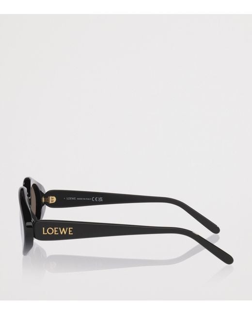 Loewe Brown Triangle Slim Sunglasses