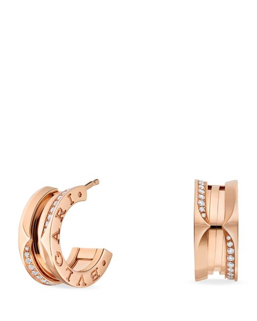 BVLGARI Natural And Diamond B.Zero1 Earrings