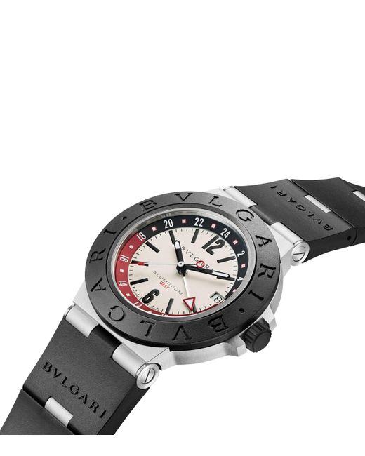 BVLGARI Gray Aluminium Watch for men