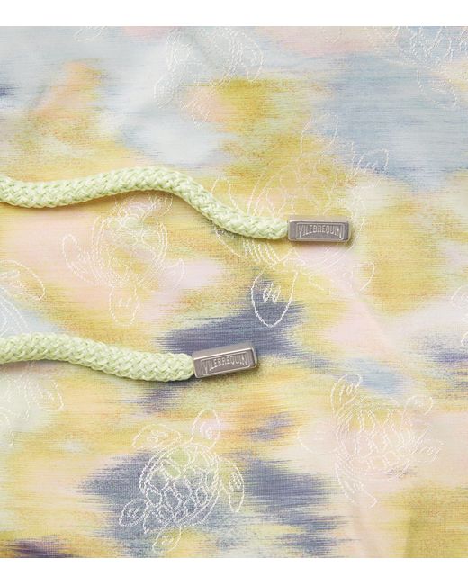 Vilebrequin Green X Maison Bucol Moopea Swim Shorts for men