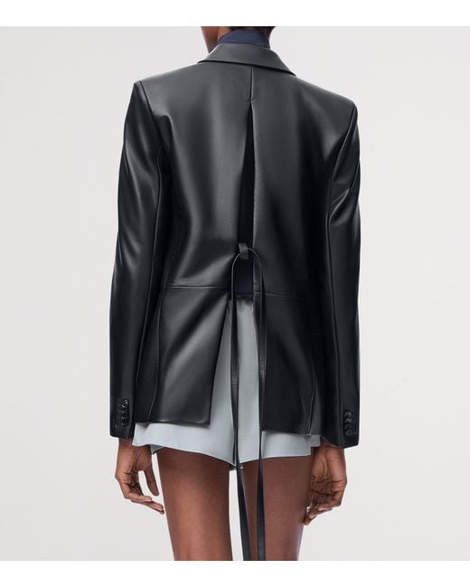 Loewe Black Lambskin Split-Back Blazer