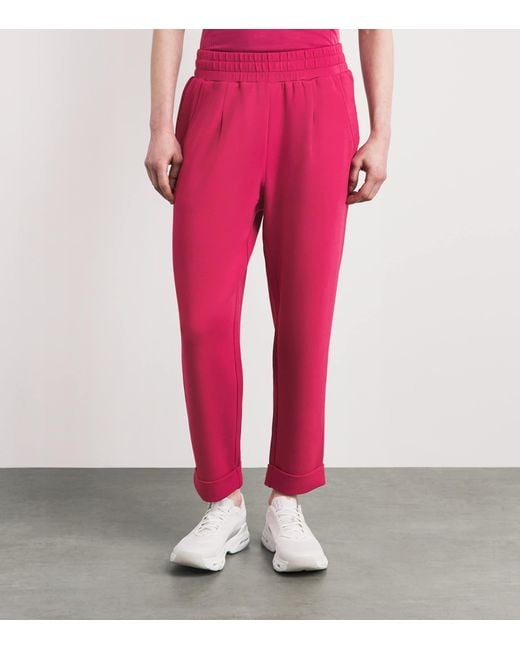 Varley Red The Rolled Cuff Sweatpants