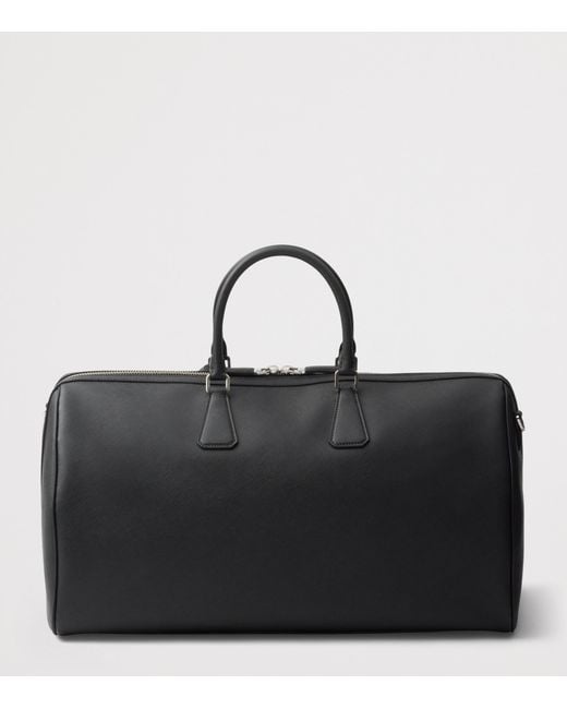 Prada Black Saffiano Leather Travel Bag