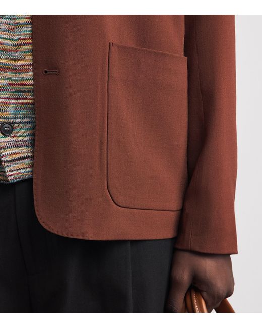 Paul Smith Brown Wool Overshirt for men