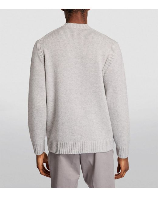 Vince Wool-cashmere Sweater in Grey for Men | Lyst UK