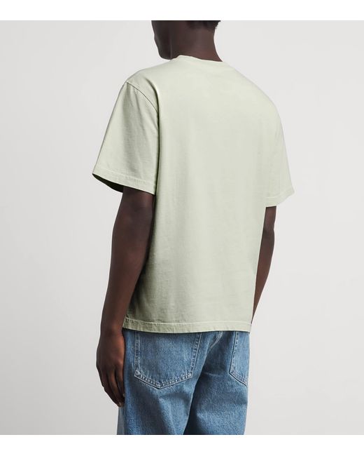 Agolde White Cotton Asha T-Shirt for men