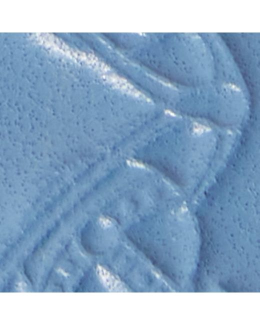 Vivienne Westwood Blue Nappa Leather Embossed Card Holder for men