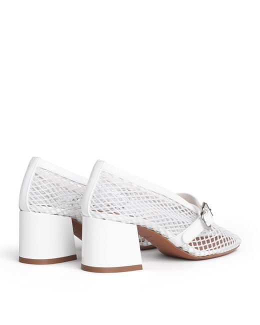 Alaïa White Mesh Babies Pumps 55