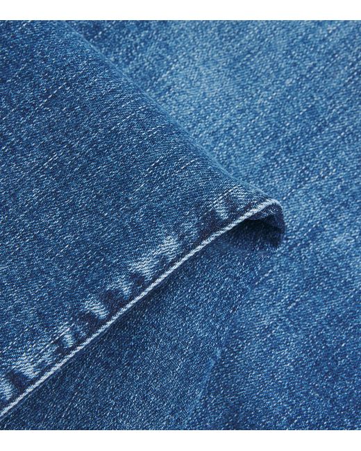 FRAME Blue Le Sleek Straight Jeans