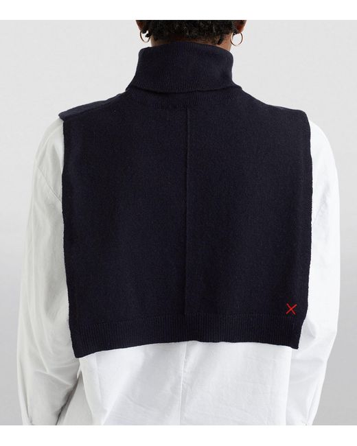 Chinti & Parker Blue Wool-cashmere Rollneck Tabard