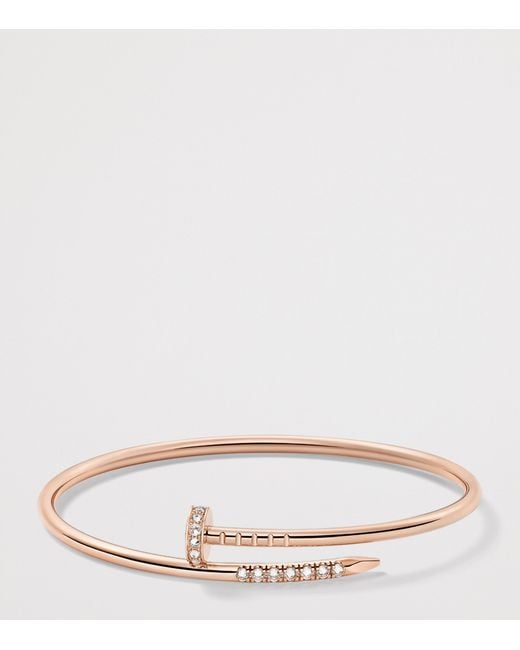 Cartier White Small And Diamond Juste Un Clou Bracelet