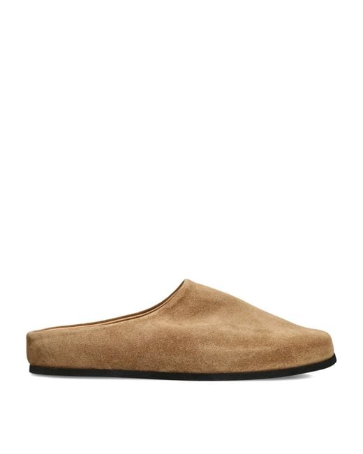 Dear Frances Brown Suede Vico Clogs