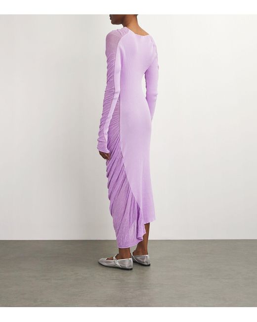 Issey Miyake Purple Ambiguous Dress