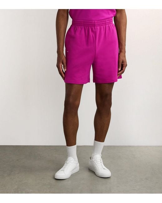 PANGAIA Purple Organic Cotton 365 Midweight Shorts
