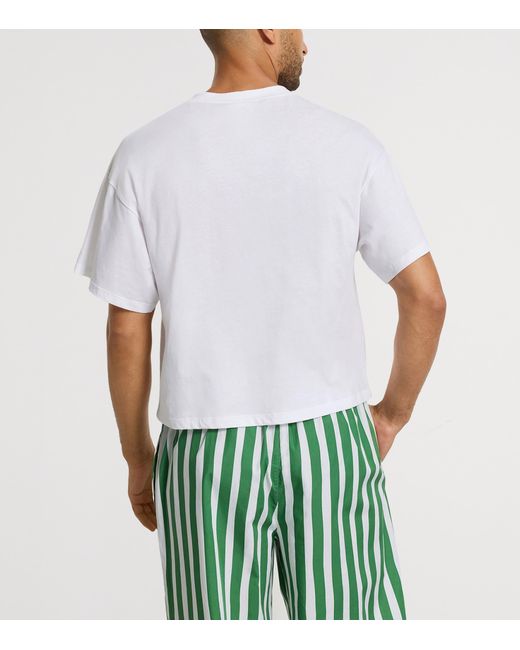 Hanro White X Charlotte Adam Cotton T-Shirt