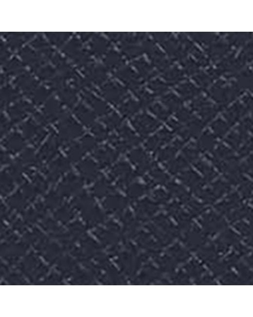Smythson Blue Panama Leather Compact Card Holder for men