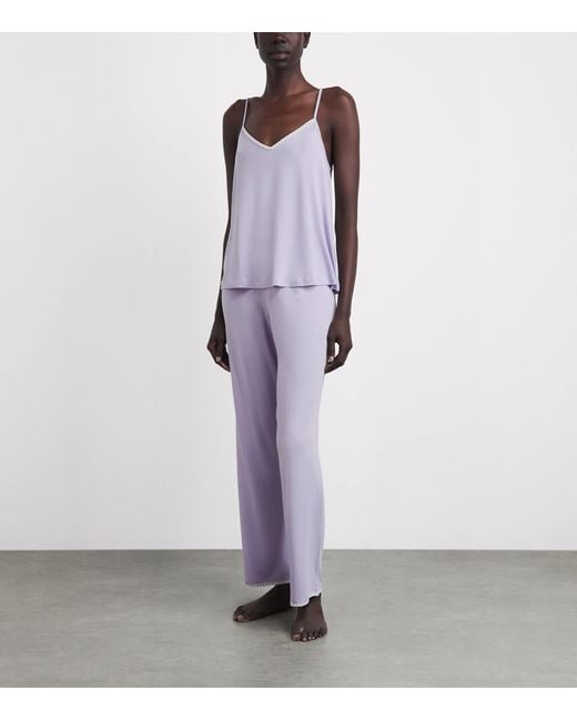 Eberjey Purple Frida Pyjama Set
