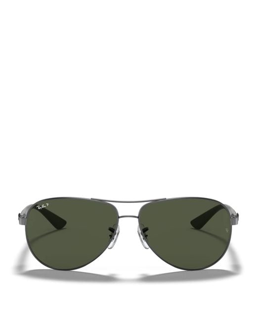 Ray-Ban Green Carbon Fibre Pilot Sunglasses for men