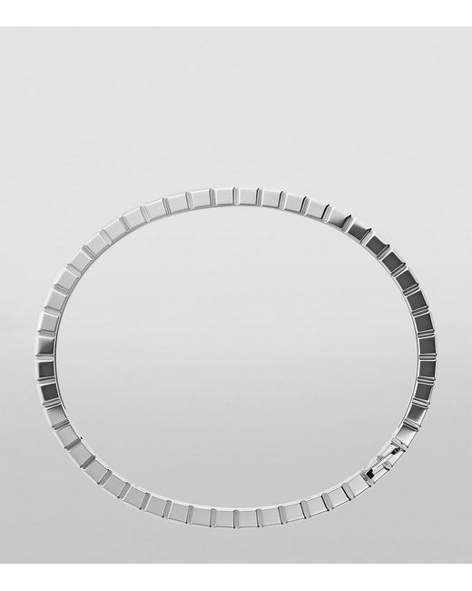 Chopard Metallic And Diamond Ice Cube Bangle