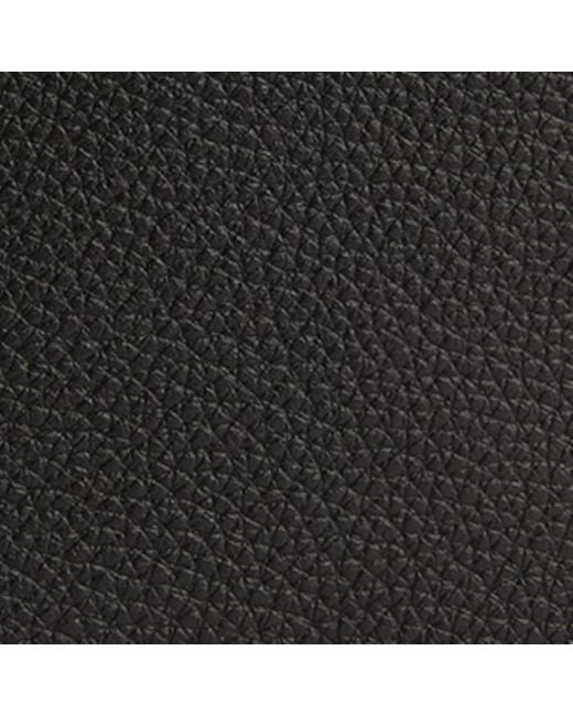 Brioni Black Leather Logo Plaque Wallet for men