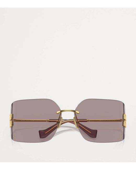 Miu Miu Gray Mu 54Ys Gld Shn Brn