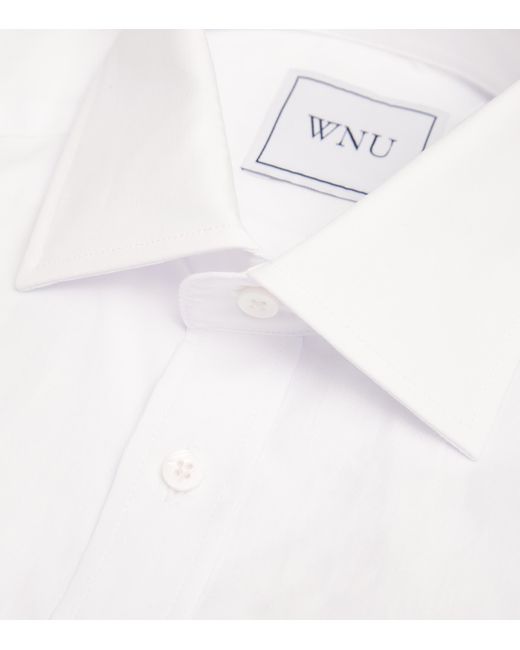 With Nothing Underneath White Organic Cotton The Boyfriend Shirt