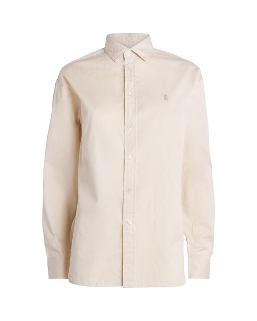 Polo Ralph Lauren White Stripe Polo Pony Shirt