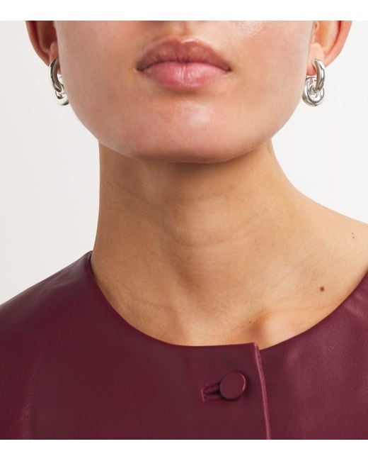 LIE STUDIO White Sterling The Esther Earrings