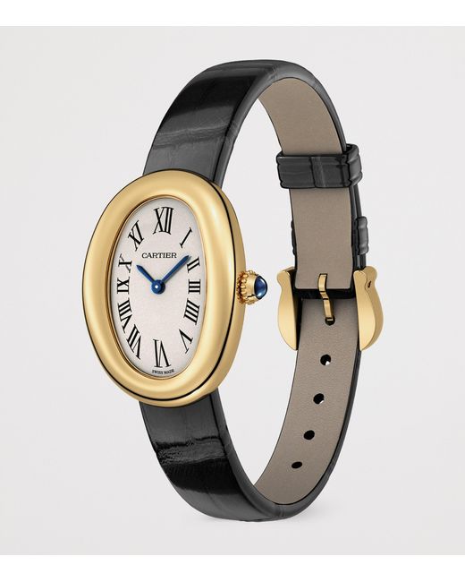 Cartier Metallic Small Baignoire De Watch