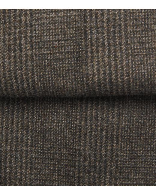 Rag & Bone Gray Wool Pleated Wide-Leg Trousers for men