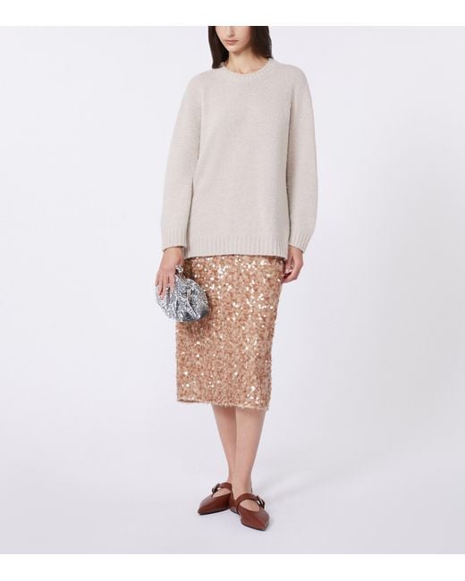 Weekend by Maxmara White Crew-Neck Sweater