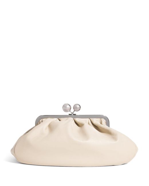 Weekend by Maxmara Natural Medium Nappa Leather Pasticcino Bag