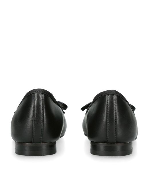 Steve Madden Ellison 001 Bow-embellished Leather Pumps in Black | Lyst UK
