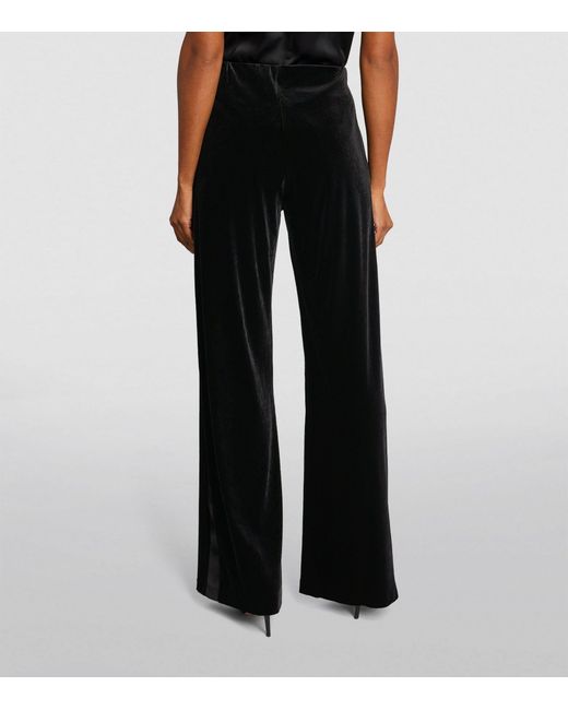 MAX&Co. Black Velvet Mignon Tuxedo Trousers