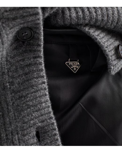Prada Black Re-Nylon Flared Skirt