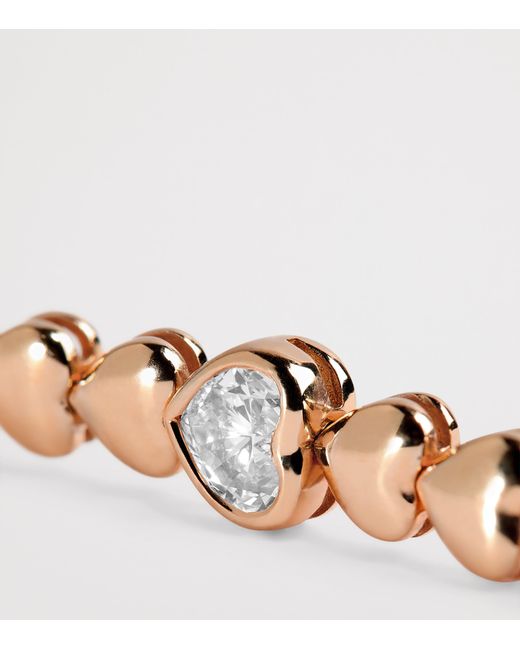 Anita Ko Natural And Diamond Heart Bracelet