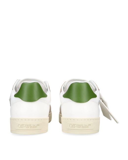 Off-White c/o Virgil Abloh White Leather 5.0 Court Sneakers for men