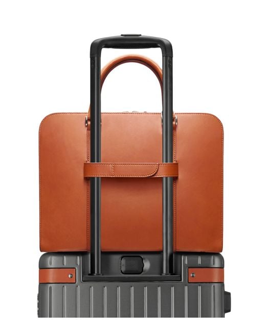 Carl Friedrik Brown Leather Smart Holder Strap