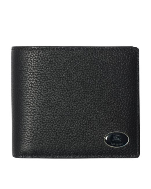 Burberry Black Leather Cotswolds Bifold Wallet for men