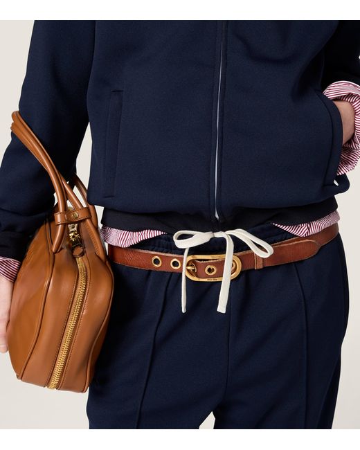 Miu Miu Blue Technical Jacket