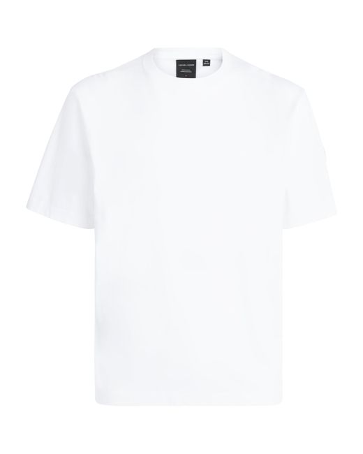 Canada Goose White Organic Cotton Novo T-Shirt for men