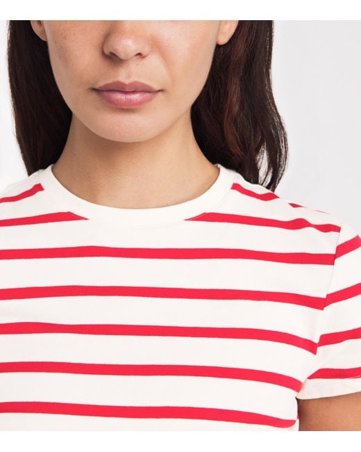 GOOD AMERICAN Red Super-Stretch Baby T-Shirt