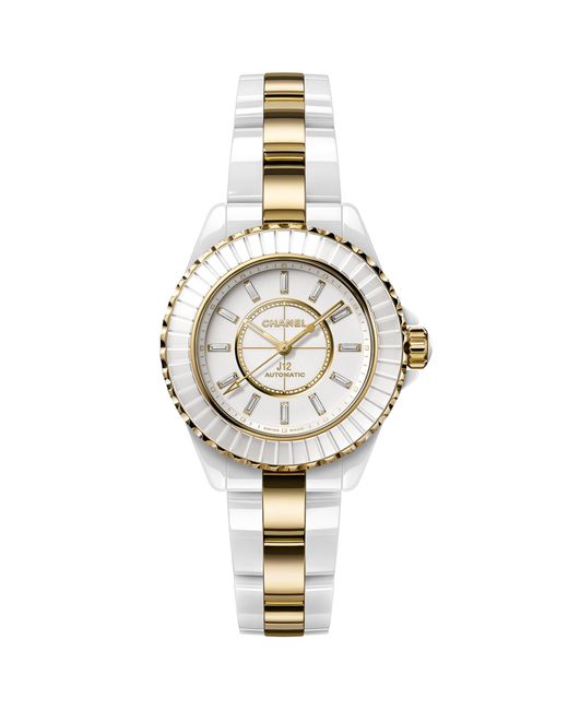 Chanel Metallic Ceramic And Diamond J12 Calibre 12.2 Watch