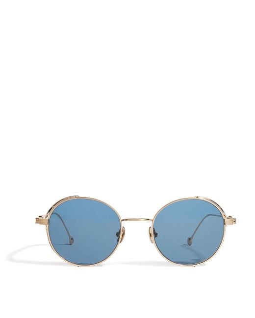 Matsuda Blue M3152 Round Sunglasses for men