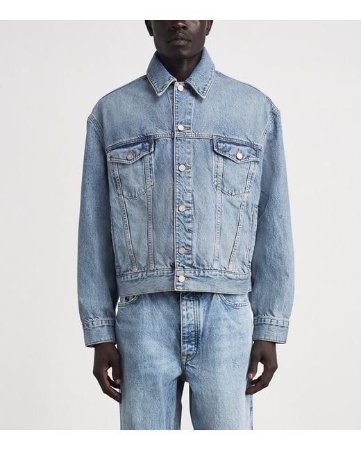Represent Blue Denim Trucker Jacket for men