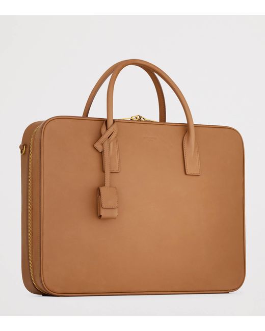 Saint Laurent Brown Large Sac De Jour Bauletto Messenger Bag