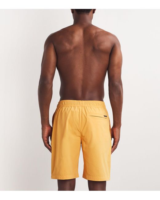 Moose Knuckles Orange Augustine Swim Shorts for men