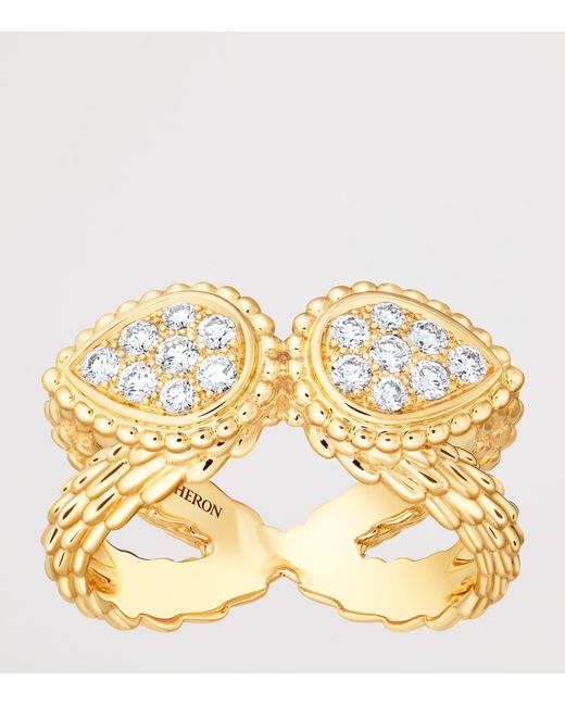 Boucheron Natural And Diamond Serpent Bohème Vintage Ring